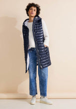 Load image into Gallery viewer, 220217- Navy Coated Gilet- Street One