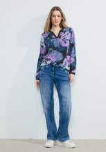 Load image into Gallery viewer, 344540- Lilac/Navy Print Blouse - Cecil