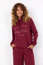 Load image into Gallery viewer, Dark Red Hoodie - Soya Concept