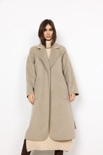 Load image into Gallery viewer, 40429- Belted Reverse Collar Coat- Soya Conecpt