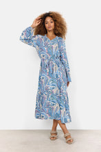Load image into Gallery viewer, 40551- Blue Print Donia Dress -Soya Concept