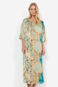40644~ Emly Print Silk Dress - Soya Concept