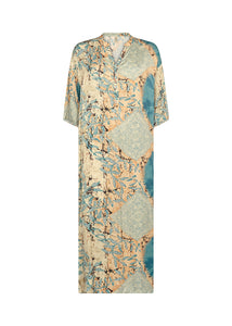 40644~ Emly Print Silk Dress - Soya Concept