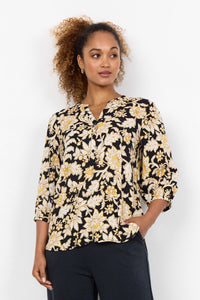 40754 - Floral Print Blouse - Soya Concept