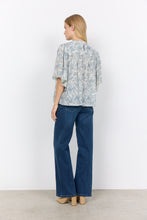Load image into Gallery viewer, 40766- Paisley Print Cotton Blouse- Sky Blue- Soya Concept