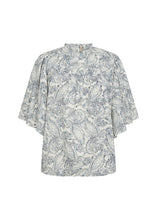 Load image into Gallery viewer, 40766- Paisley Print Cotton Blouse- Sky Blue- Soya Concept