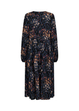 Load image into Gallery viewer, 40938- V Neck Long Sleeve Midi Dress- Navy Mix- Soya Concept