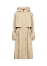 Load image into Gallery viewer, Beige Trench Style Coat - Soya Concept