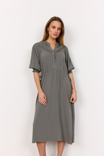 41035 - Dress with Button Detail - Soya Concept