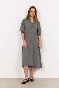 41035 - Dress with Button Detail - Soya Concept