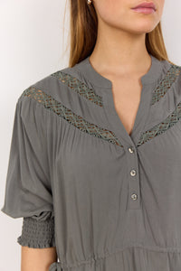 41035 - Dress with Button Detail - Soya Concept