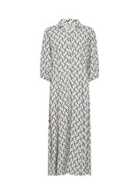 Load image into Gallery viewer, Geometric Print Shirt Dress - Soya Concept
