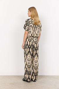 Printed Straight-Leg Pants - Soya Concept