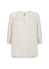 Load image into Gallery viewer, Embroidered Blouse - Cream - SoyaConcept