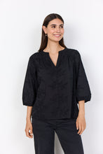 Load image into Gallery viewer, Embroidered Blouse - Black - SoyaConcept