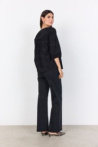 Embroidered Blouse - Black - SoyaConcept