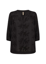 Load image into Gallery viewer, Embroidered Blouse - Black - SoyaConcept