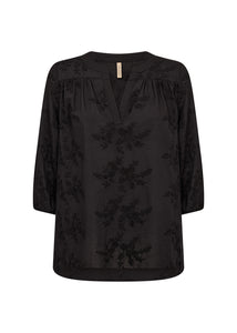 Embroidered Blouse - Black - SoyaConcept