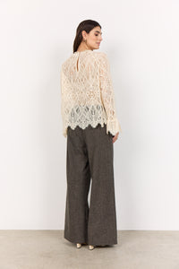 Cream Lace Blouse - SoyaConcept