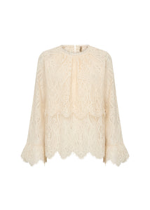 Cream Lace Blouse - SoyaConcept