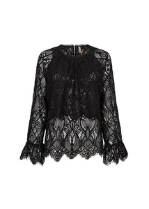 Black Lace Blouse - SoyaConcept