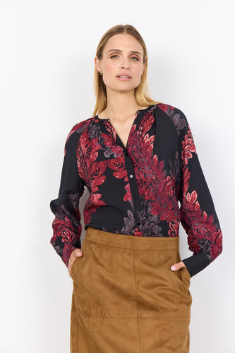Red Floral Blouse - SoyaConcept