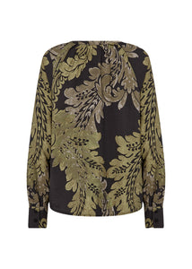 Olive Floral Blouse - SoyaConcept