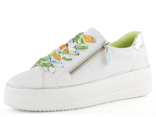 Load image into Gallery viewer, D1C06-80 -White Trainer with Colourful Lace - White - Remonte