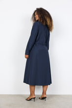 Load image into Gallery viewer, Navy Shirt Dress - Soya Concept