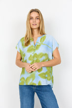 Load image into Gallery viewer, Lime Green Print Blouse - Soya Concept