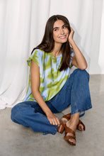 Load image into Gallery viewer, Lime Green Print Blouse - Soya Concept
