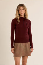 Load image into Gallery viewer, Dark Red Knitted Sweater - Molly Bracken