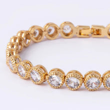 Load image into Gallery viewer, N229BKU - Danna Gold Tennis Bracelet - Knight &amp; Day