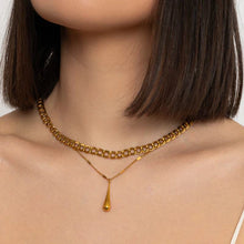 Load image into Gallery viewer, Layered Curb Chain Necklace- Knight &amp; Day