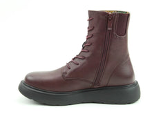 Load image into Gallery viewer, Fern Lace-Up Boot - Burgundy - Heavenly Feet