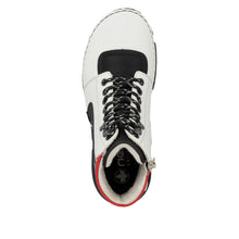 Load image into Gallery viewer, Geometric Lace-Up Boots - Rieker