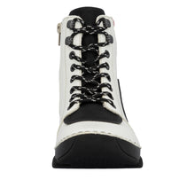 Load image into Gallery viewer, Geometric Lace-Up Boots - Rieker
