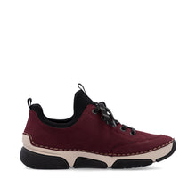 Load image into Gallery viewer, Lace-Up Excursion Shoes - Bordeaux - Rieker