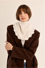 Load image into Gallery viewer, Ladies Knitted Scarf Off White - Molly Bracken