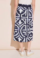 Load image into Gallery viewer, 361455- Navy Print Skirt - Street One