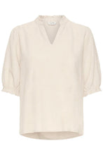 Load image into Gallery viewer, Cream Puff Sleeve Blouse - b.young