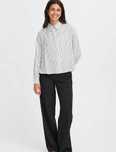 Load image into Gallery viewer, Stripped Shirt with Collar - Fransa