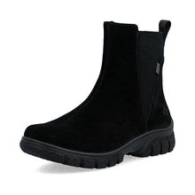 Load image into Gallery viewer, Lined Black Boot - Rieker