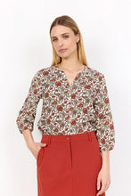 Load image into Gallery viewer, Red Printed Blouse - Soya Concept