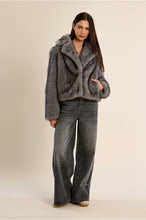 Load image into Gallery viewer, Grey Fur Coat - Molly Bracken
