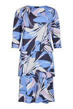 Load image into Gallery viewer, Blue &amp; Lilac Print Dress - Sunday