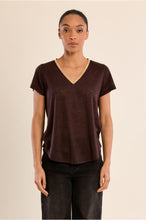 Load image into Gallery viewer, Knitted T-shirt Chocolate- Molly Bracken