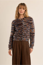 Load image into Gallery viewer, Denim Blue Knitted Cardigan - Molly Bracken