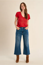 Load image into Gallery viewer, Red Knitted T-shirt - Molly Bracken