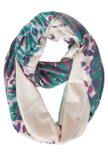 Load image into Gallery viewer, 572133- Paisley Print Loop Scarf- Cecil